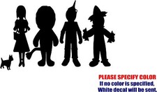 Wizard of Oz 04 Decal Sticker Funny Cartoon Vinyl Car Window Bumper Truck 7"