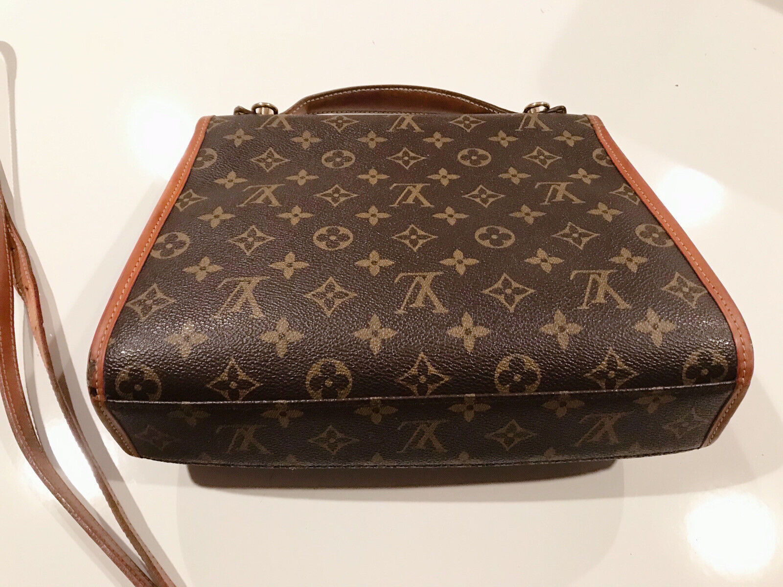 Authentic Louis Vuitton Bel Air PM 2 Way Monogram Shoulder Bag