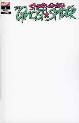 SPIDER-GWEN: THE GHOST-SPIDER #1 BLANK Variant COVER F MARVEL MCU