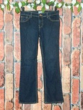 The Children's Place Girls Blue Jeans Size 12 Stretch Adjustable Waist Wide Leg