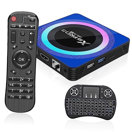 8K Android TV Box 13.0 with 4GB RAM 64GB ROM Quad Core