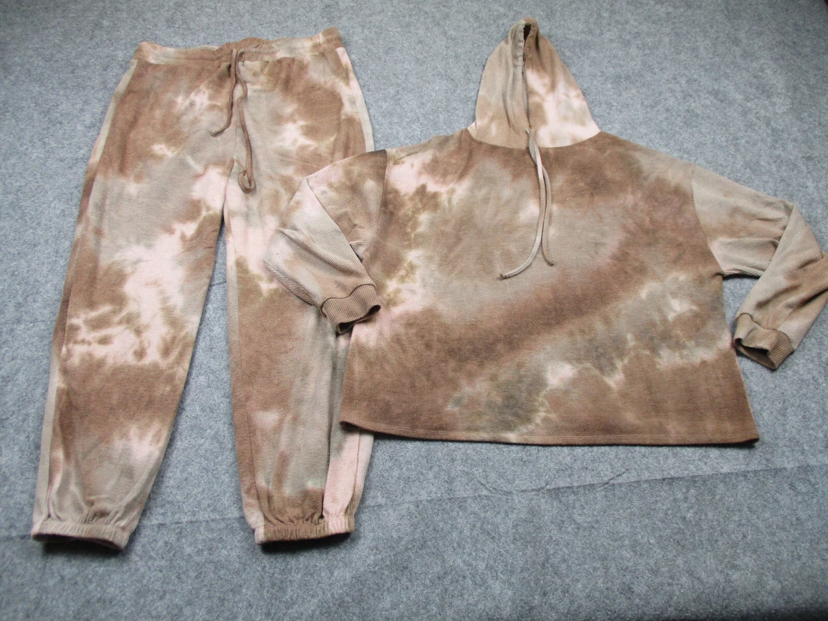 Brown tie dye clearance hoodie
