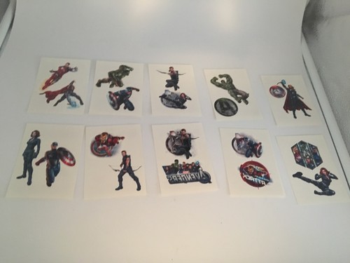 2012 Avengers All Star/Sandy Lion T-MART3 Series Set of 20 Temporary Tattoo's - 第 1/8 張圖片
