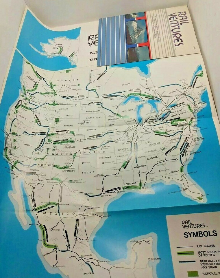 Rail Ventures: Planning Guide to Rail Travel US Canada Mexico 1982 ...