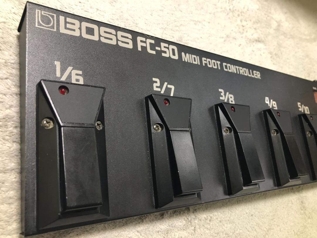 Boss FC-50 MIDI Foot Controller for Guitar Black Good GP | eBay