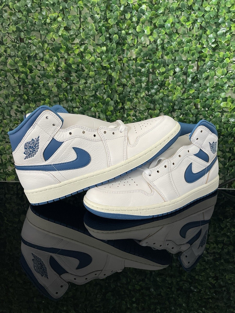 Air Jordan 1 Mid SE Industrial Blue White FN5215-141 Men sz 10.5