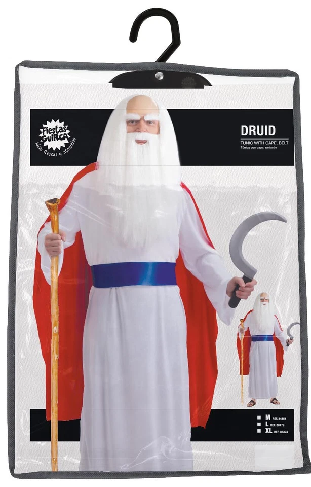 | Druid Costume for Adults 52-54/L - Cloak Belt and Tunic for Galos-P... - Image 3 of 4