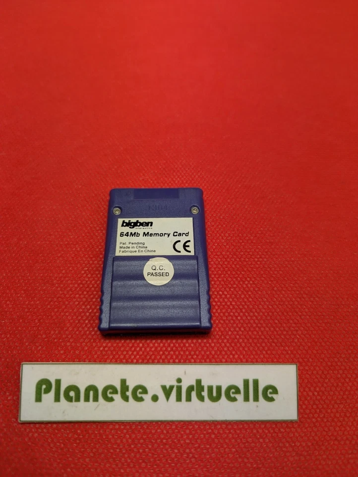 Scheda di memoria 64 MB 1019 blocchi Nintendo Gamecube - Immagine 2 di 3