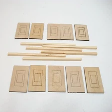 26 pc RC Servo Mounting Plate Kit for Standard & 9g Servos Custom Configure