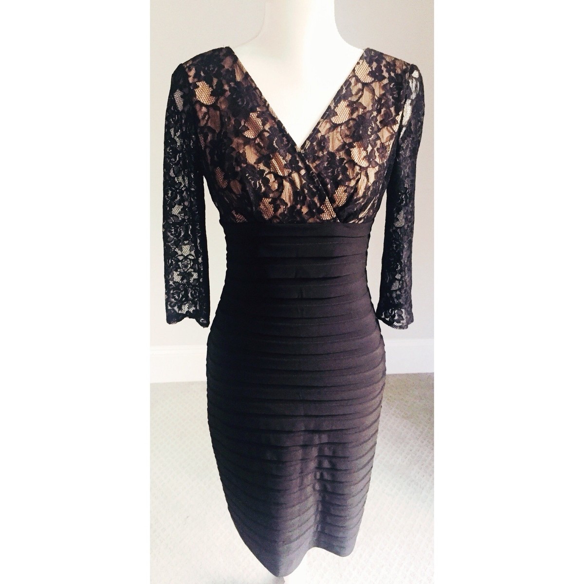 chinese dress ladies Amazon.com: Adrianna Papell Women's Floral Lace Combo Dress main image 0