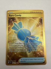 rare candy gold card price Amazon.com: Pokemon - Rare Candy 256/198 - Scarlet & Violet - Secret Rare