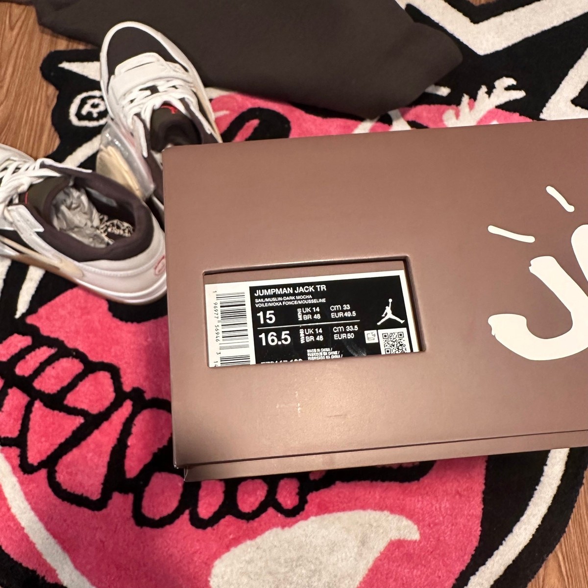 Jordan Jumpman Jack TR Travis Scott Sail - Size 15 - Brand New Jordan Jumpman Jack TR Travis Scott University Red Men main image 3