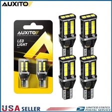4PC AUXITO 921 912 T15 W16W  LED 6000K Backup Reverse Light Bulb CANBUS Bright J