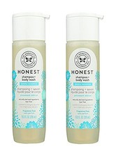 HONEST Fragrance-Free Tear-Free Shampoo  Body Wash 10 oz Pack of 2
