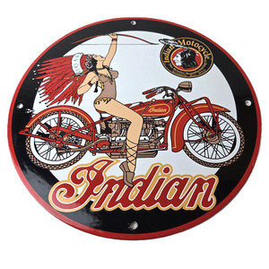 Indian Porcelain Sign | eBay