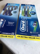 Oral B toothbrush Set Of 2 4 In One 8 Brushes Soft