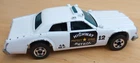 Vintage 1977 Hot Wheels Highway Patrol #12 White Blackwalls Hong Kong Die Cast
