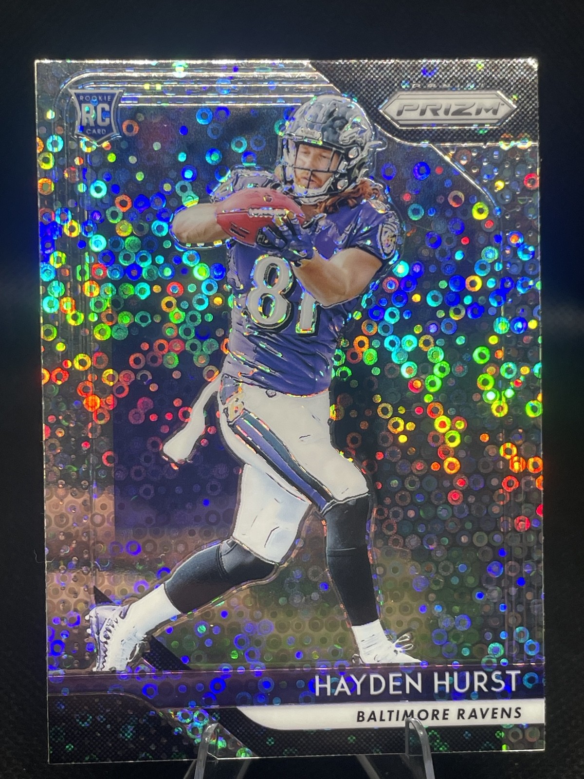 2018 Panini Prizm - Rookie Hayden Hurst #208 Disco Prizm (RC)