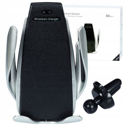 Car Phone Holder Wireless Charger Fast Charging Qi QC 3.0 Air Vent Mount