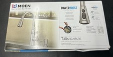 NEW Moen 87235SRS Tullis Pulldown Kitchen Faucet Stainless W/Soap Disp. B176