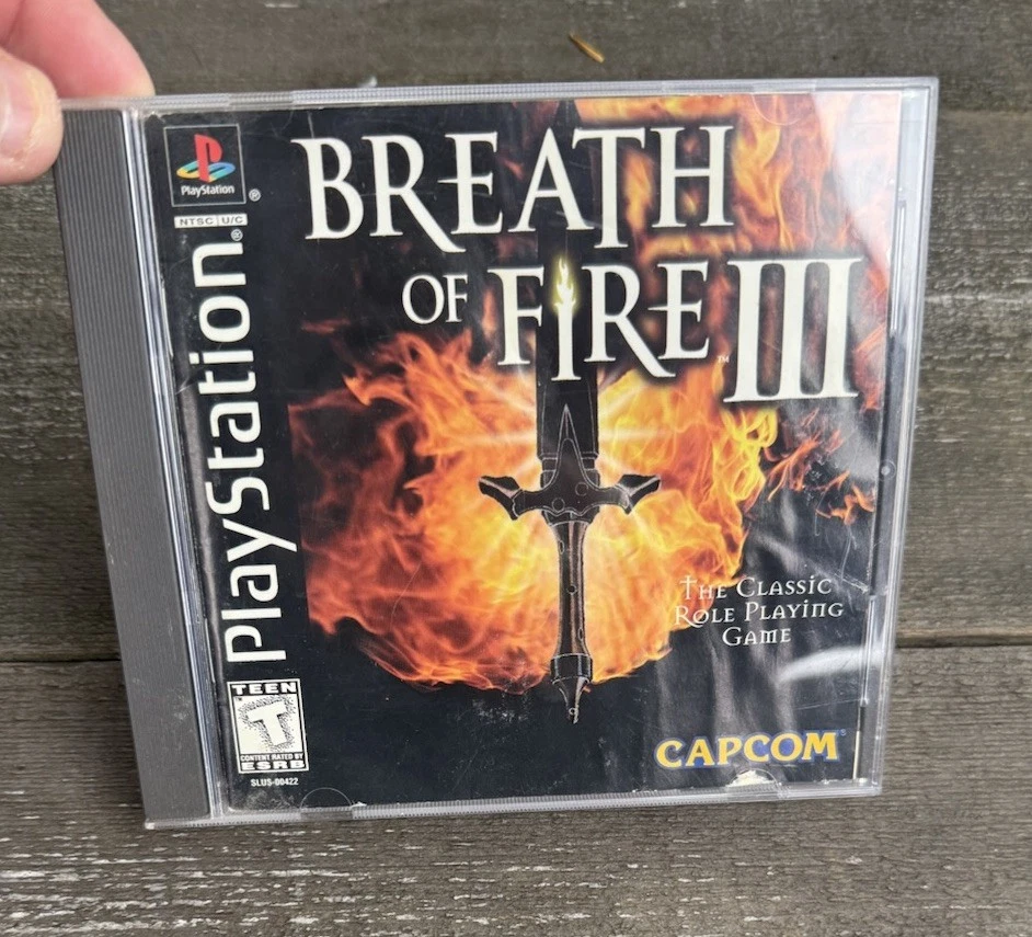 PlayStation Breath Of Fire III Игра И Руководство Не Оригинальный Чехол для Драгоценностей Протестирован - Изображение 2 из 4