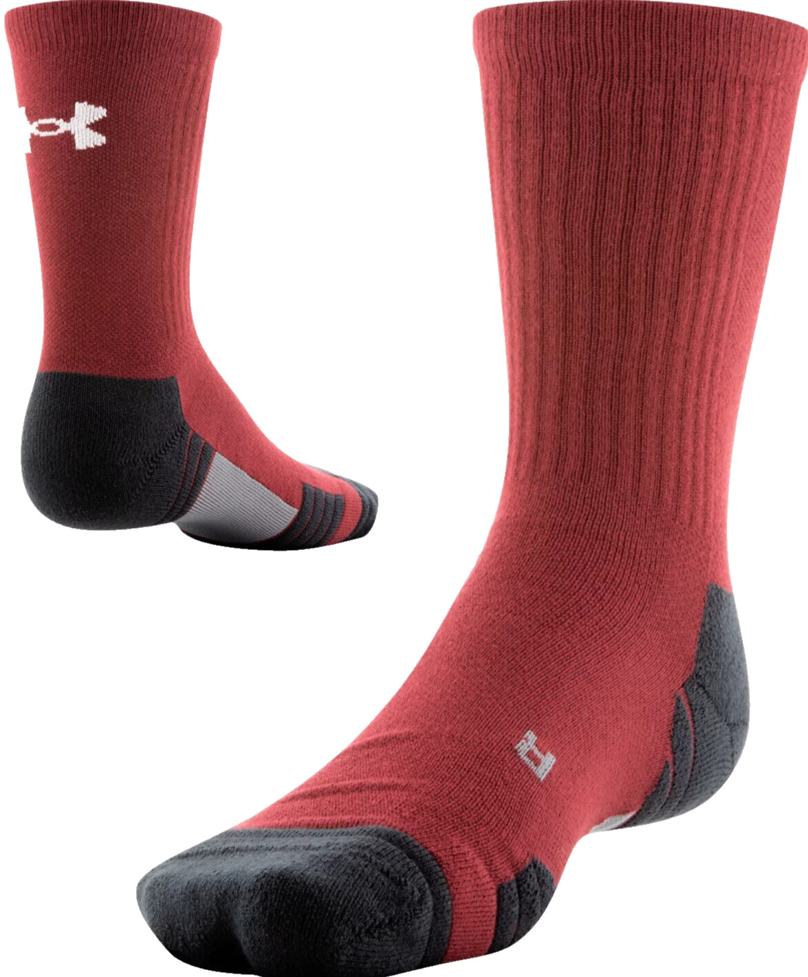 Under Armour с подкладкой для команды супинатор Носки темно-бордовые Размер Мужские 13-16 3390₽