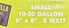 Zilla Heat Mat Terrarium Heater 6" x 8" 8 Watt for 10-20 Gallon Tanks — photo 4