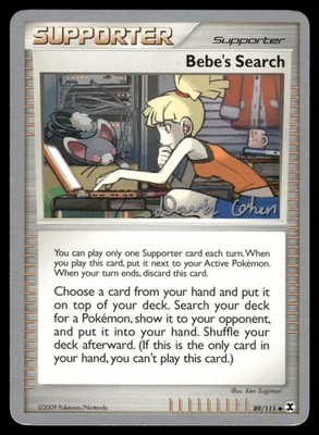 Bebe's Search (David Cohen) 89/111 Uncommon World Championship Decks Pokemon NM