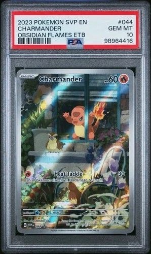 PSA 10 Charmander Obsidian Flames promo (not Pokemon Center stamped)