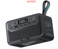 Portable Power Station 89.6Wh, 200W Surge, Power Bank with AC Outlet 100W 110V