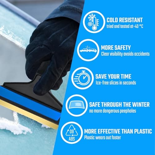 L&P Car Design A053-2 Set of 2 Pieces ice Scraper Murska 210mm ice Random Color