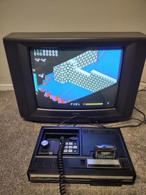 VINTAGE ColecoVision Console w/ 2 Controllers, Adapter, 5 Games Works