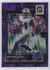 2022 Panini Donruss Optic Rated Rookie Purple Shock Prizm Sam Williams #269 07rd