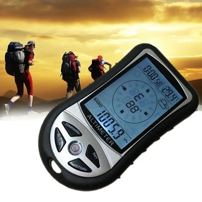 8 In 1 Handheld Electronic Altimeter Compass Pressure Gauge Meter Thermometer