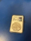 2021 $1 AMERICAN SILVER EAGLE NGC MS70 U.S. STATE SERIES ALASKA