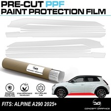 Lower Side Sills Stone Chip Guard TPU PPF Paint Protection Film for Alpine A290
