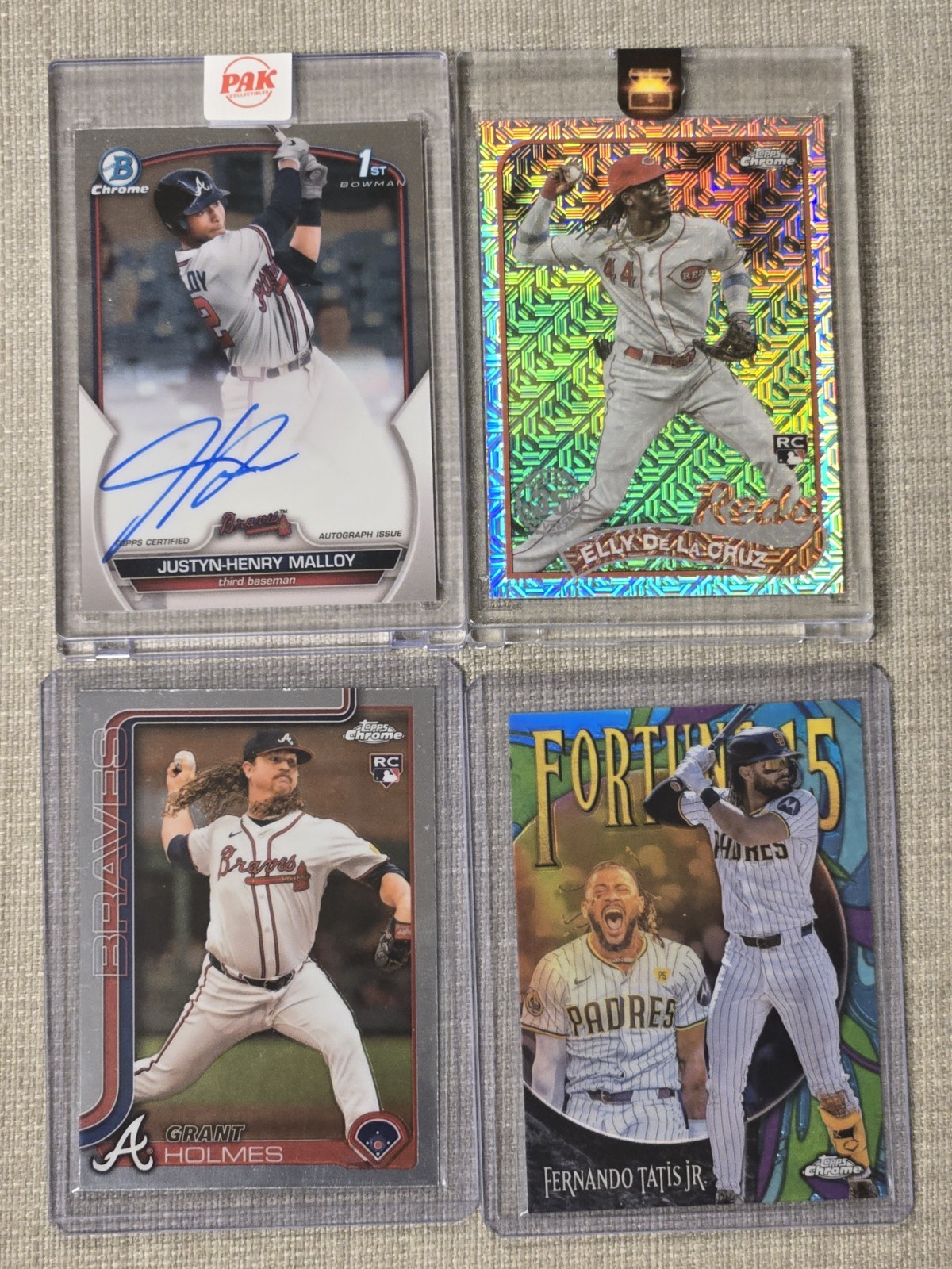 2024 Topps Series 1 - 1989 Topps Chrome Silver Pack Elly De La Cruz #T89C-83...