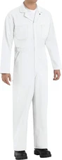Red Kap CT10 Twill Action Back Coverall, White, 36 REG