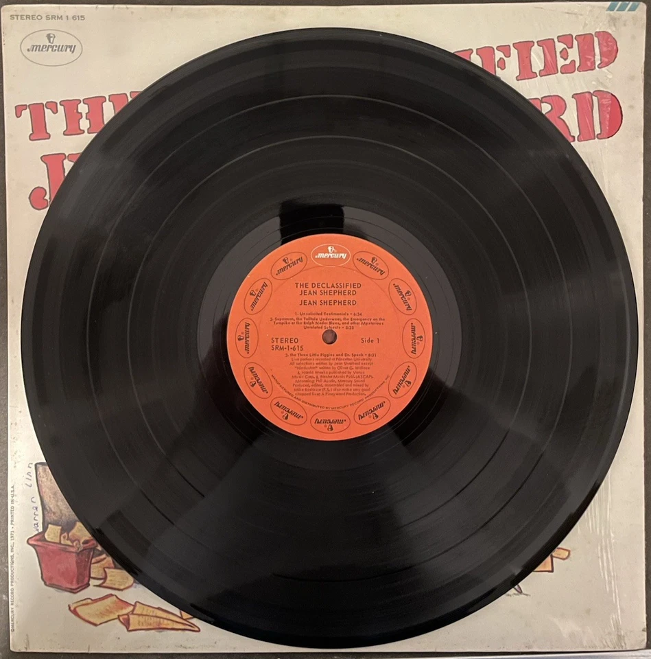 Jean Shepherd-Declassified Jean Shepherd- Vinyl LP (Mercury) (1971) — 第 3/4 张图片