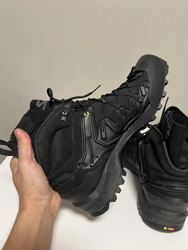 Salewa Wildfire Edge Mid GTX Black Hiking Boots Men’s US 12 UK 11 EU 46 - Image 4 of 4