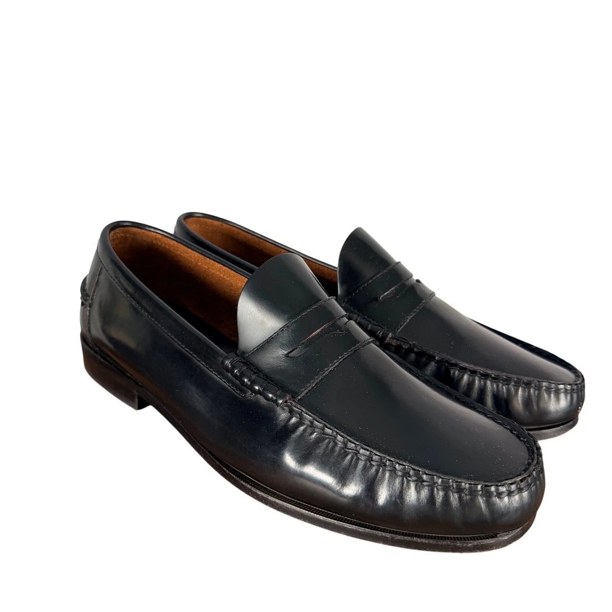 Florsheim Penny Loafer Shoes Mens 11.5 3E Black Leather  display picture 2