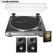 Audio-Technica AT-LP60X-GM Automatic Turntable w/ Speaker  26 Month Protection
