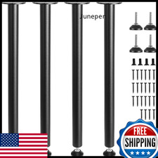 VEVOR 28" Adjustable Steel Desk Legs Set of 4, Heavy Duty Office Furniture