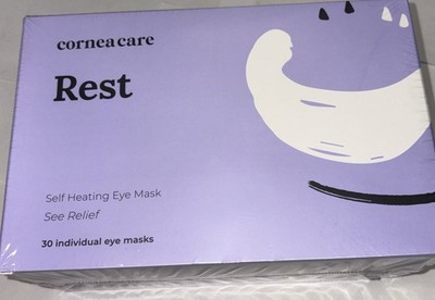 Rest Cornea Care Self Heating Mask Warm Compress for Dry Eyes Fast Relief 30ct