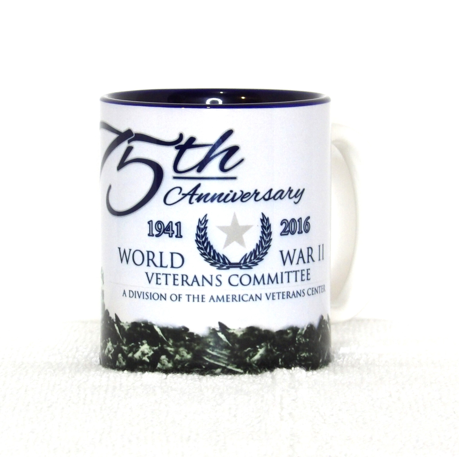 World War II Veterans Committee 75th Anniversary Coffee Mug/Cup by M Ware.