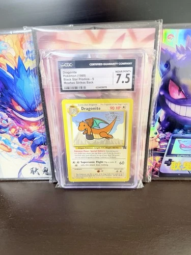 Pokémon TCG Dragonite CGC 7.5 Black Star Promos 5 1999 Promo English