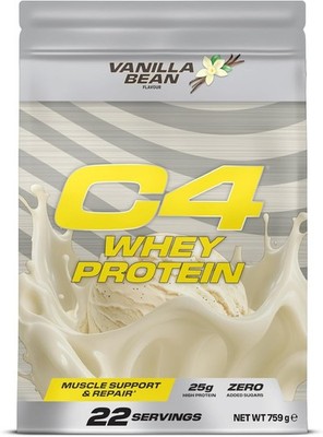 Cellucor C4 Whey Protein Vanilla 759g / 22 serv 04/28 + Samples
