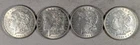LOT OF 4 1921 P MORGAN SILVER DOLLARS #93