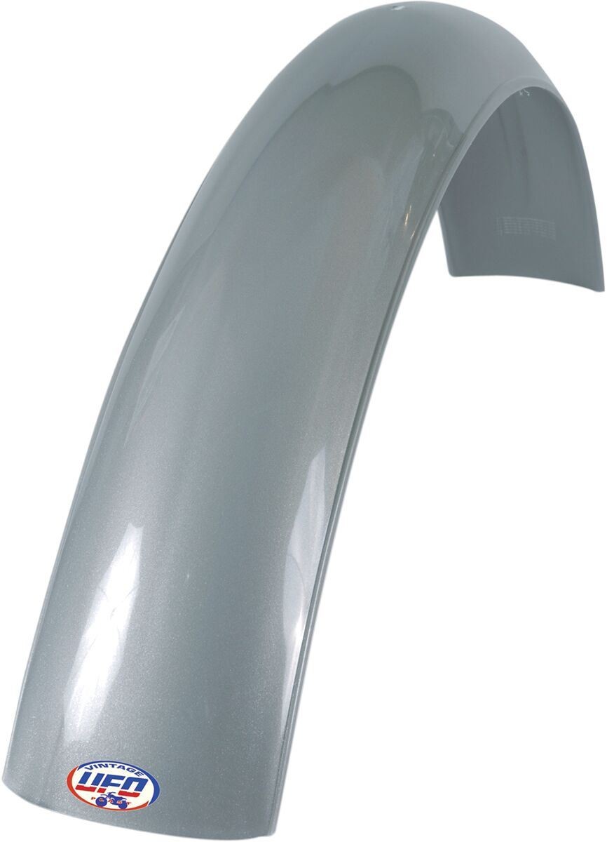 Vintage Front Fender for MX Enduro Silver - Image 2