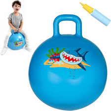 Hopper Ball, 18 Inches Bouncy Ball with Handles, Bouncing Bounce Balls Hopper, I